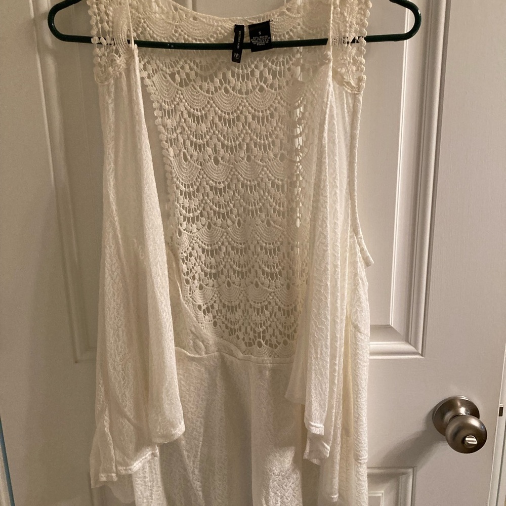 Womens lace vest.